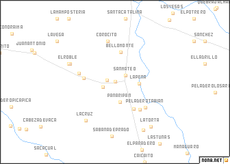 map of Los Los Maniritos